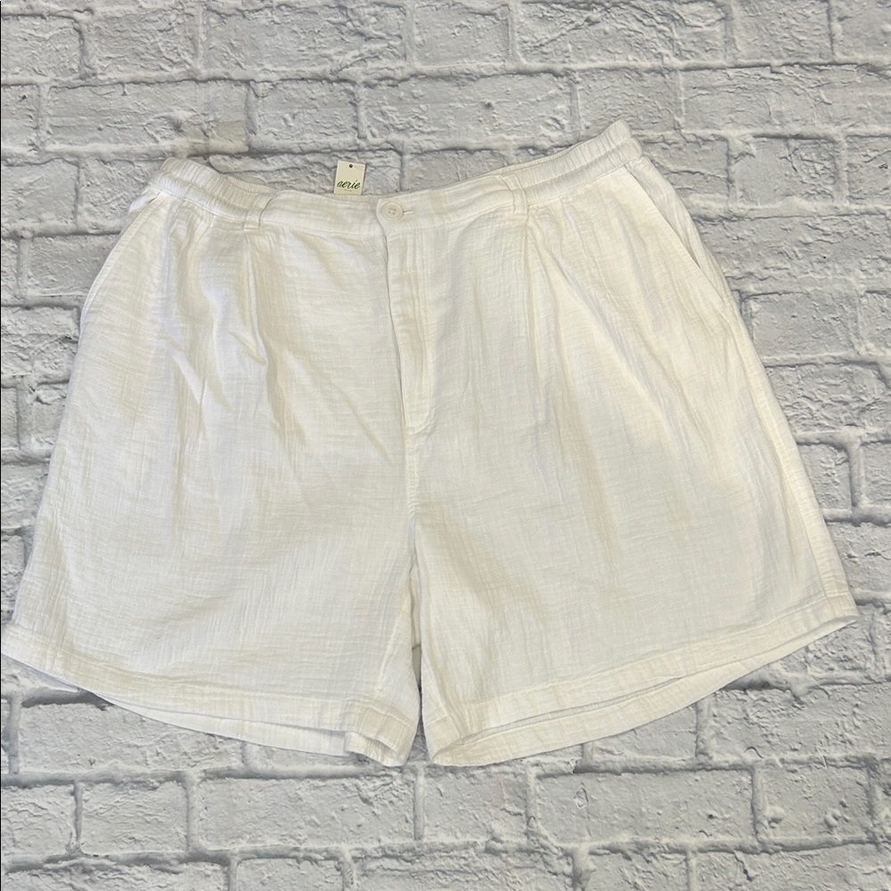 Aerie White Shorts XL